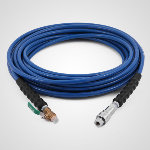 Carpet Cleaning Solution Hose 15m 1/4 Wand Cuff Valve WEPH6